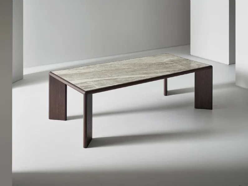 Tavolo Oshi in ceramica e legno di Bonaldo