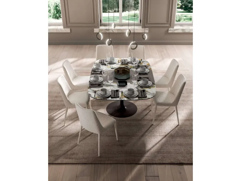 Tavolo quadrato allungabile Bravo di Ozzio