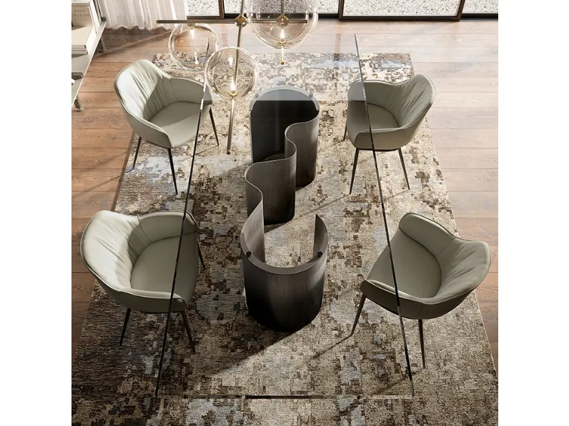 Tavolo Papel Glass di Cattelan Italia