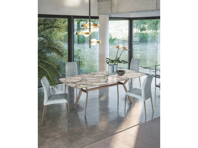 Tavolo Paradise in ceramica di Riflessi