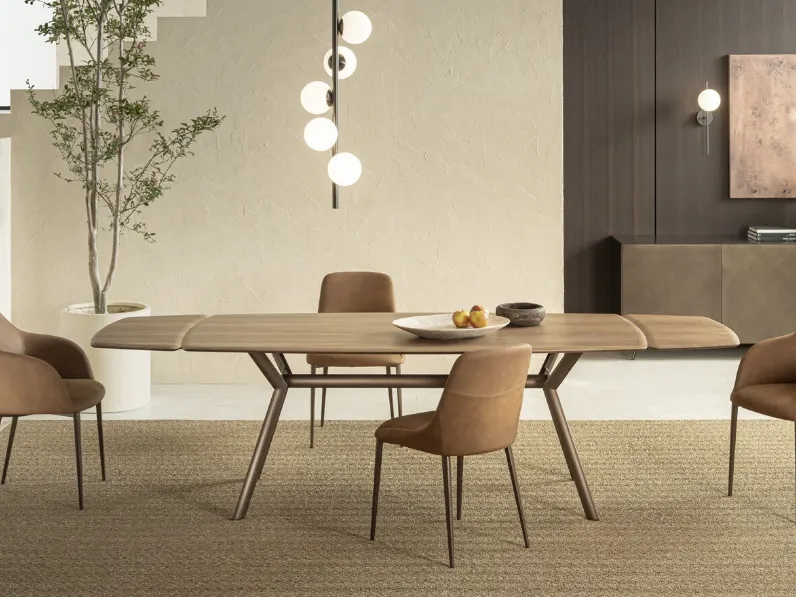 Tavolo allungabile Paradise in legno di Riflessi