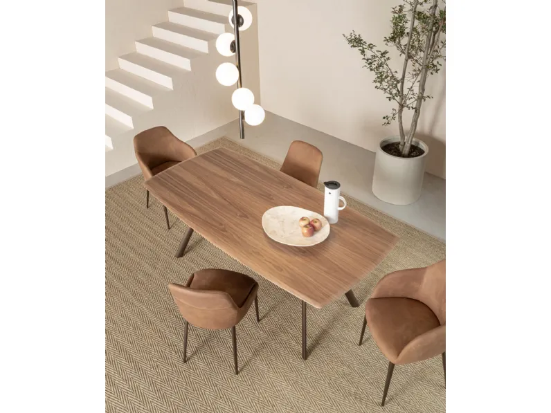 Tavolo Paradise in legno di Riflessi