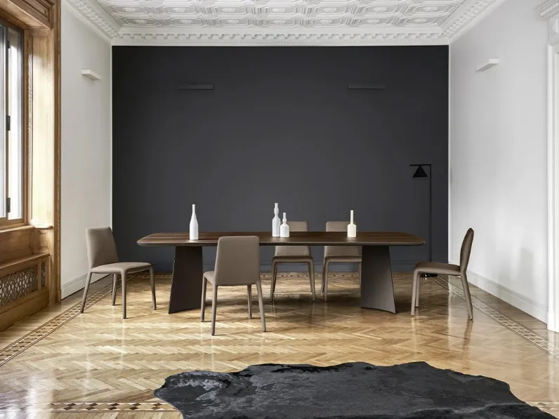 Tavolo Poliedro in Rovere Termotrattato di Sangiacomo