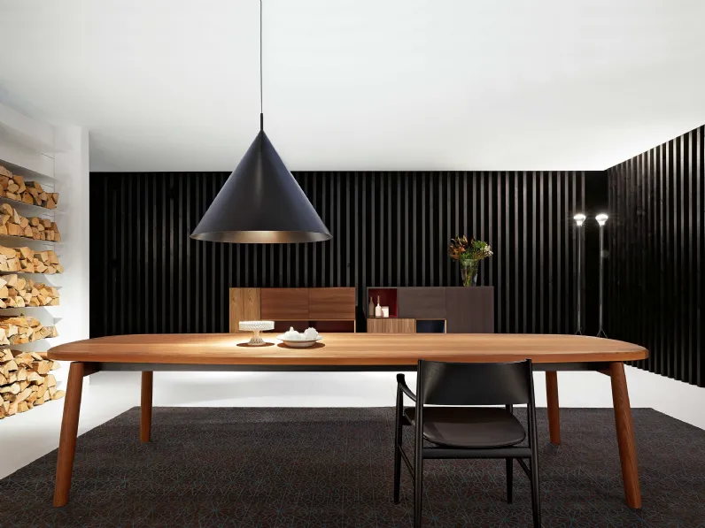 Tavolo Galileo in legno massello di frassino di Porro