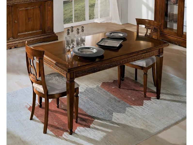 Tavolo allungabile in legno Positano di Euromobili