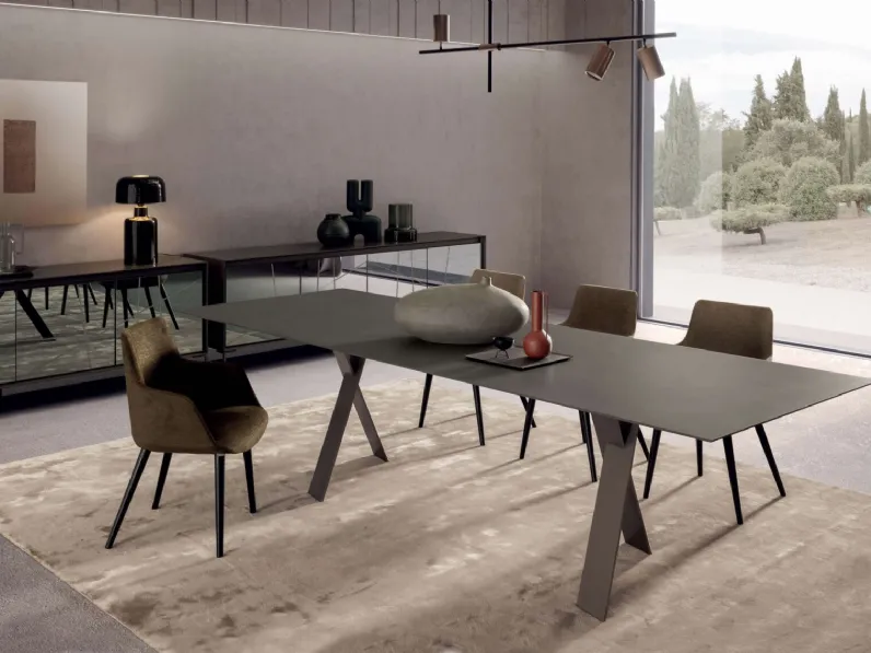 Tavolo allungabile Tailor in ecoresina di Presotto