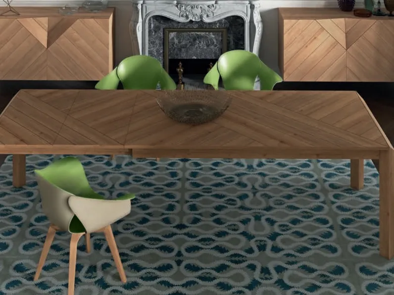 Tavolo in legno Raise Giorgione di Domus Arte