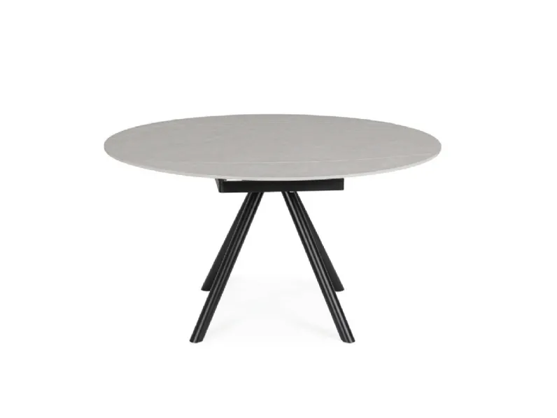 Tavolo rotondo in gres porcellanato Rauni di Bizzotto