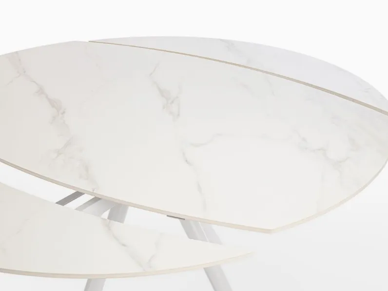 Tavolo in gres porcellanato Rauni di Bizzotto