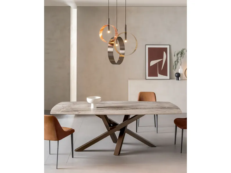 Tavolo Shangai in ceramica di Riflessi