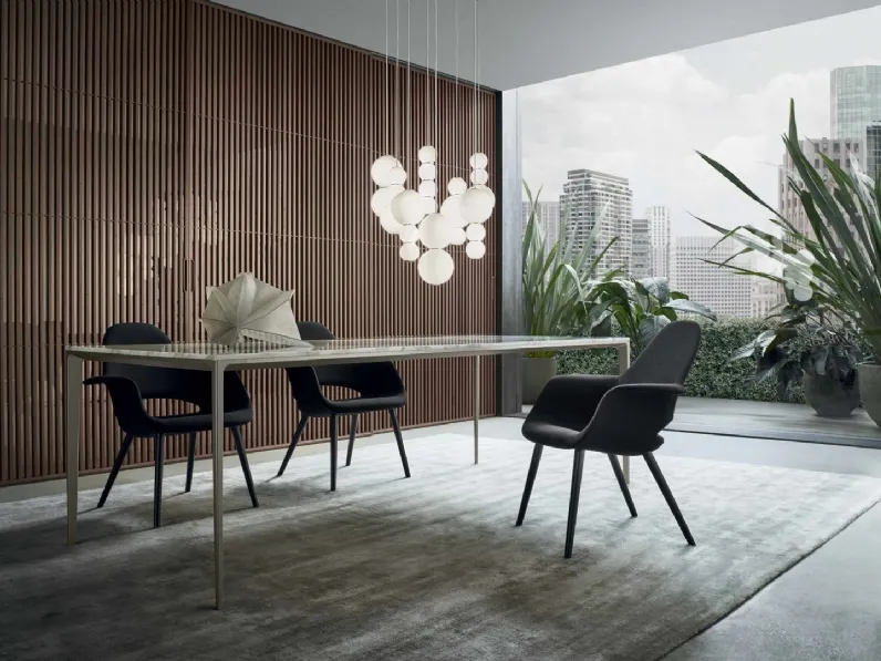 Tavolo rettangolare Long Island di Rimadesio