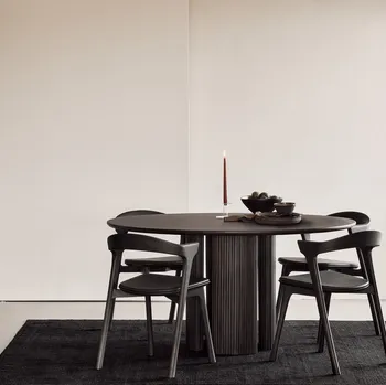 Tavolo Roller Max in rovere nero di Ethnicraft