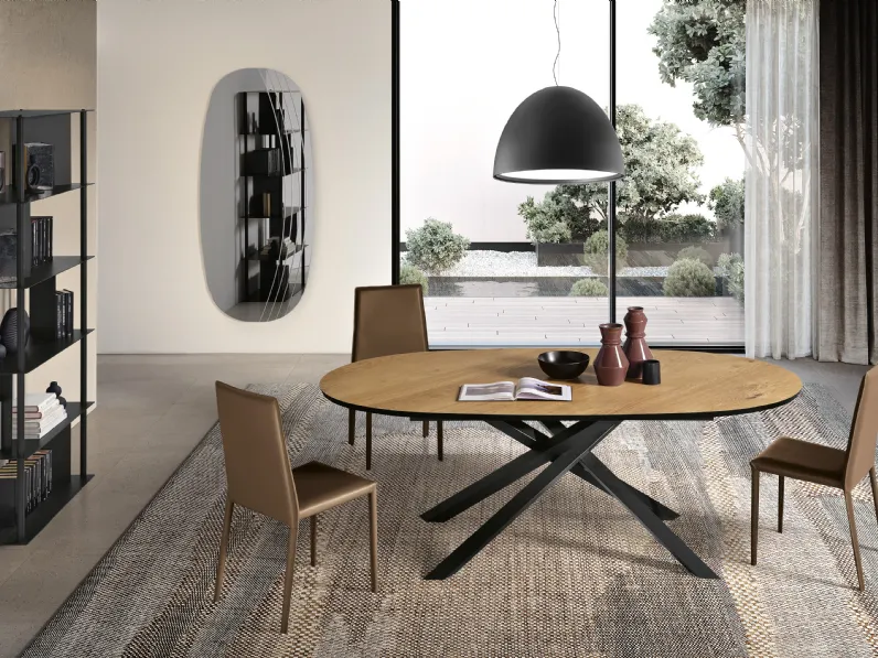 Tavolo ovale Ron di Capodarte