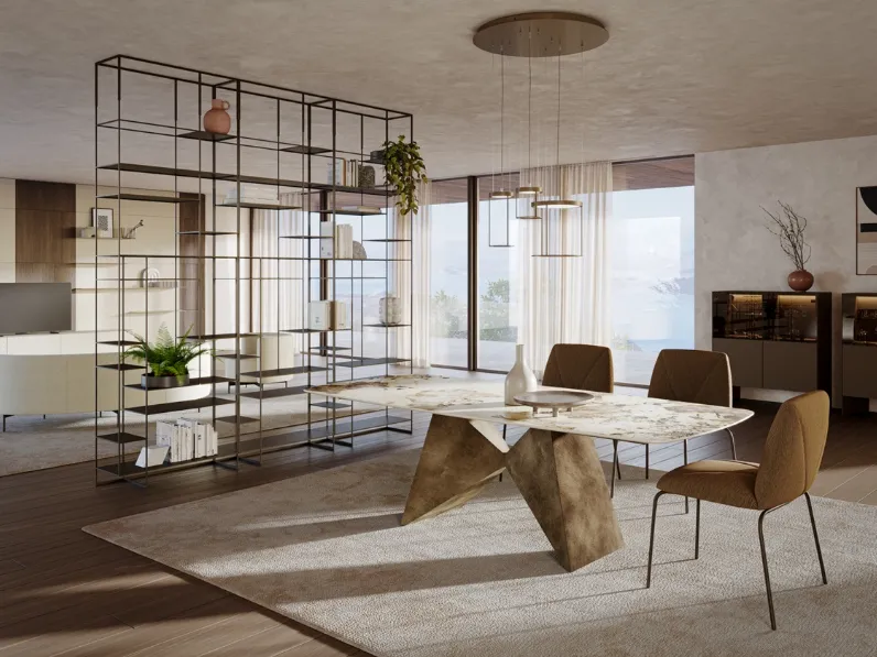 Tavolo scultoreo Gemini di Ronda Design