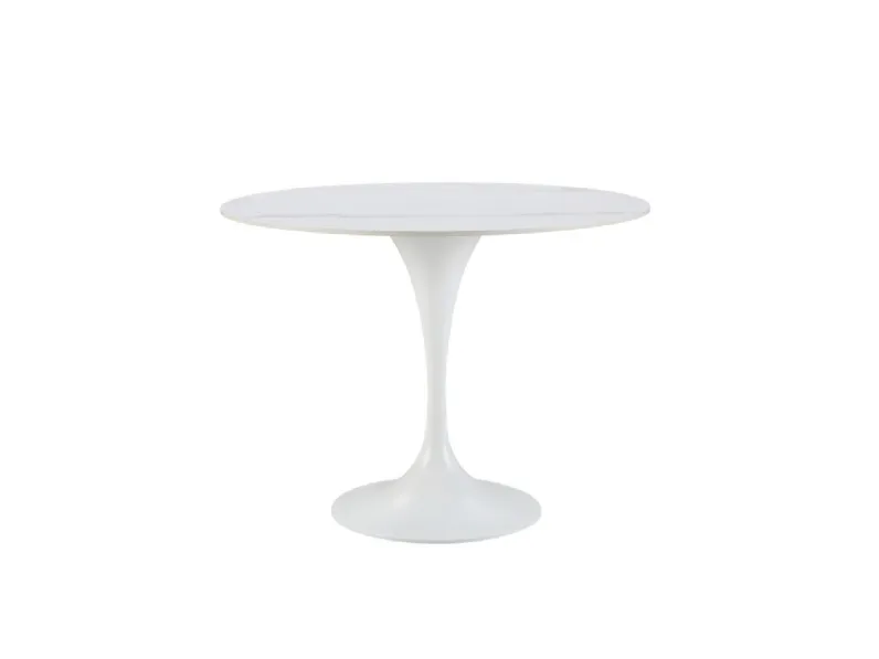 Tavolo rotondo in gres porcellanato Roni di Bizzotto