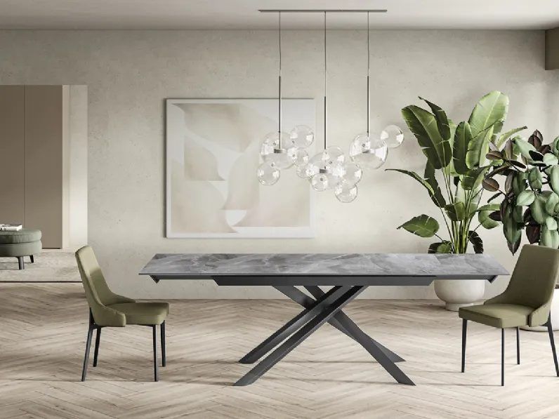 Tavolo allungabile Cross di Stones