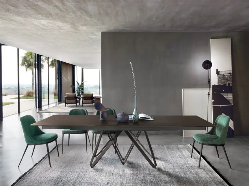 Tavolo Roulette New Up in materico rovere di Sedit