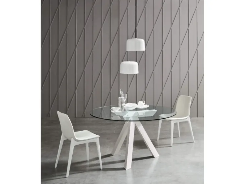 Tavolo rotondo Run di Maronese