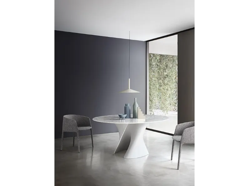 Tavolo S Table con top in marmo di MDF Italia