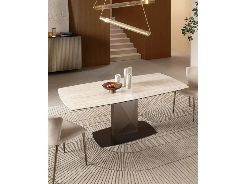 Tavolo Sabino in ceramica di Riflessi