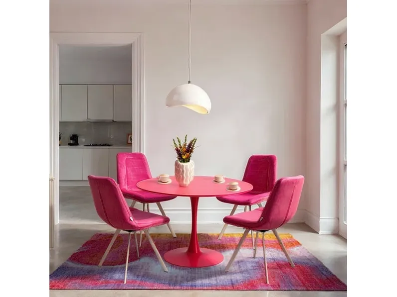 Tavolo Schickeria fuchsia di Kare Design