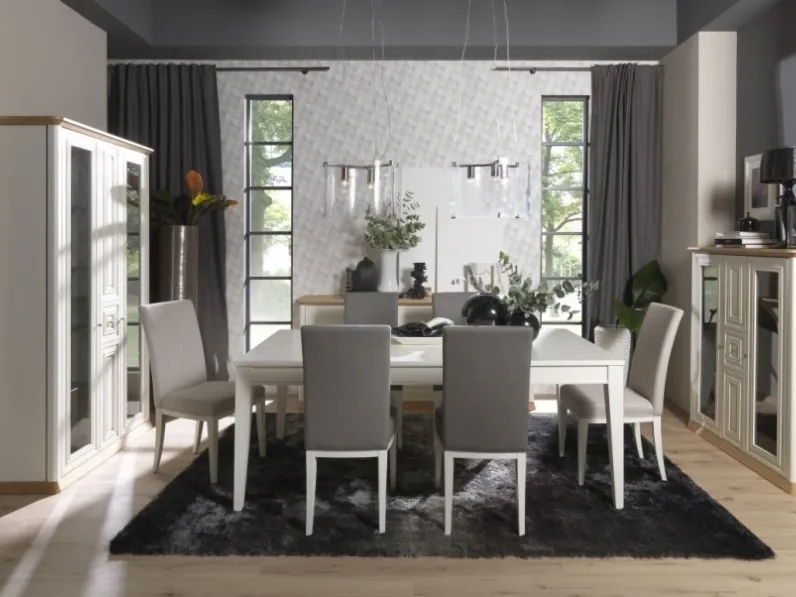 Tavolo rettangolare moderno in legno laccato Varia Gustav di Selva