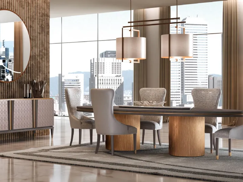 Tavolo ovale Mascari Sheraton di Valderamobili