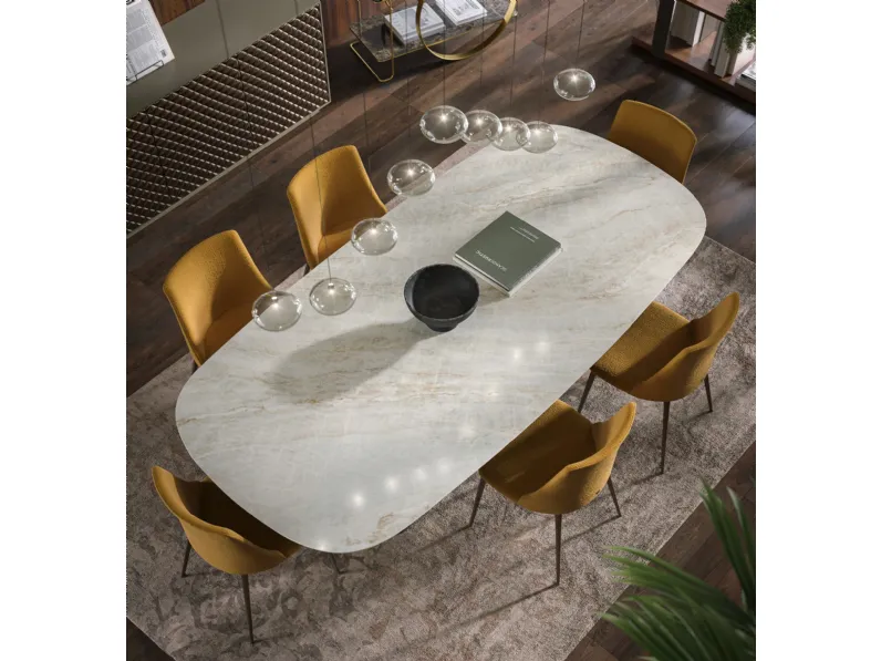 Tavolo Simposio in ceramica di Tonin Casa