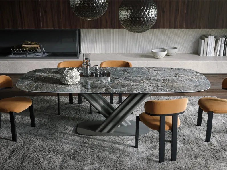 Tavolo Sipario in ceramica di Tonin Casa