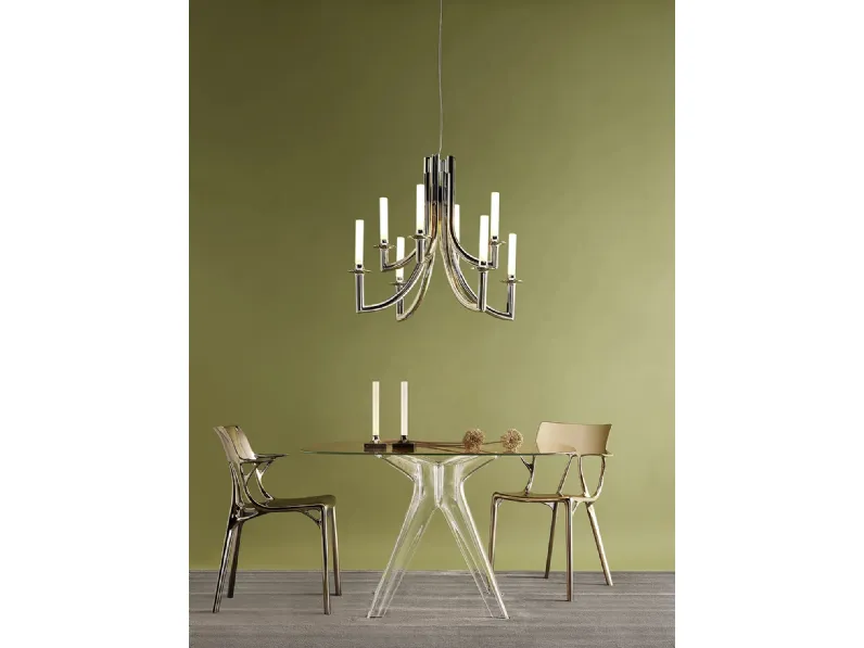 Tavolo Sir Gio Quadrato di Kartell