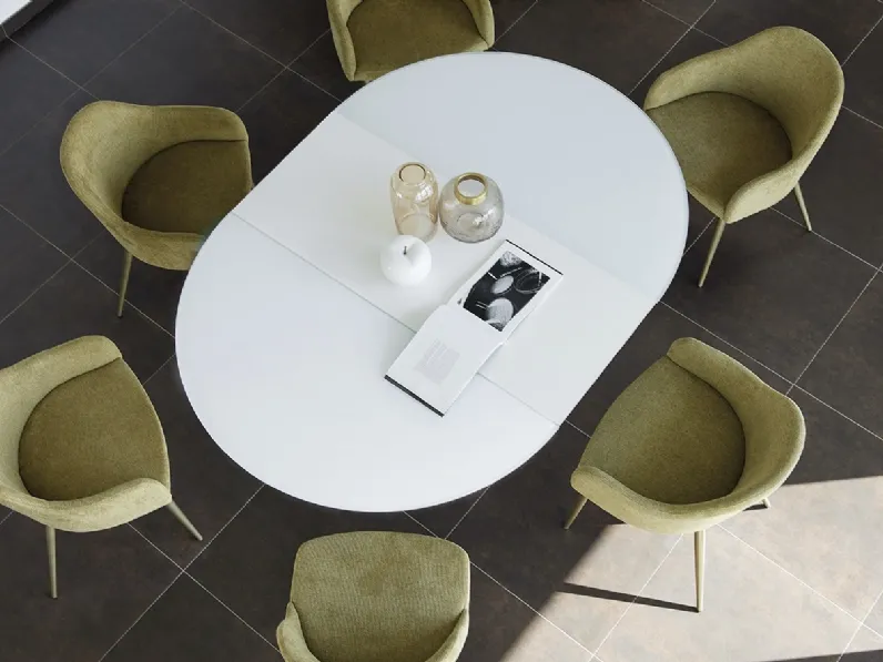 Tavolo rotondo allungabile Sirius T33 di Friulsedie