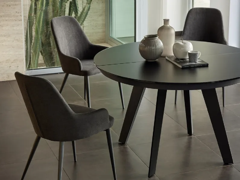 Tavolo rotondo allungabile Sirius T33 di Friulsedie