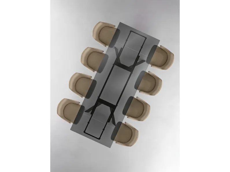 Tavolo allungabile Smokey di Stones