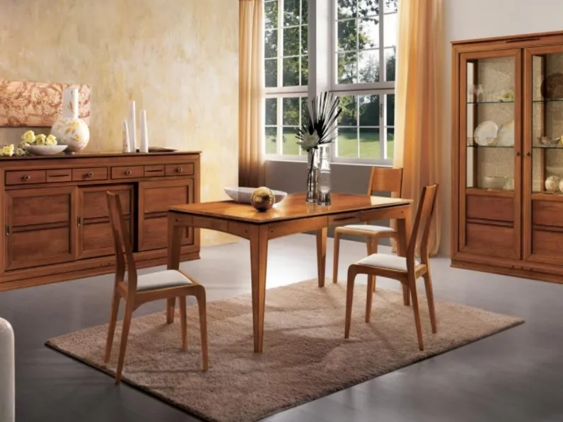 Tavolo Sogni art 2010 in Noce Biondo di Padovani Mobili