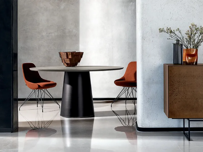 Tavolo rotondo Totem Wood di Sovet