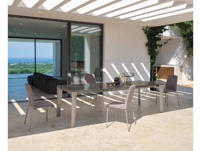 Tavolo allungabile Spencer T87 Keramic di Friulsedie