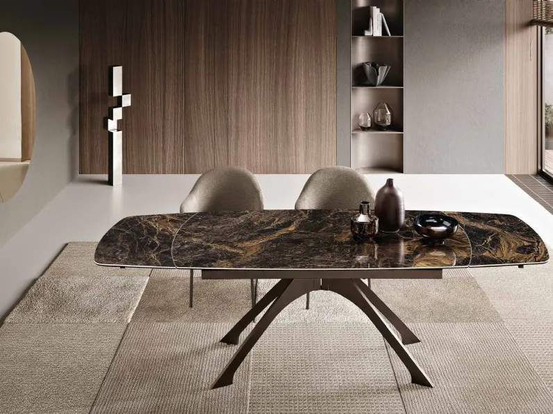 Tavolo Spider in gres porcellanato di Capodarte