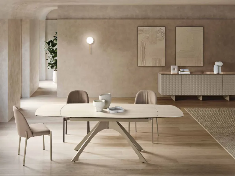 Tavolo Spider in gres porcellanato di Capodarte