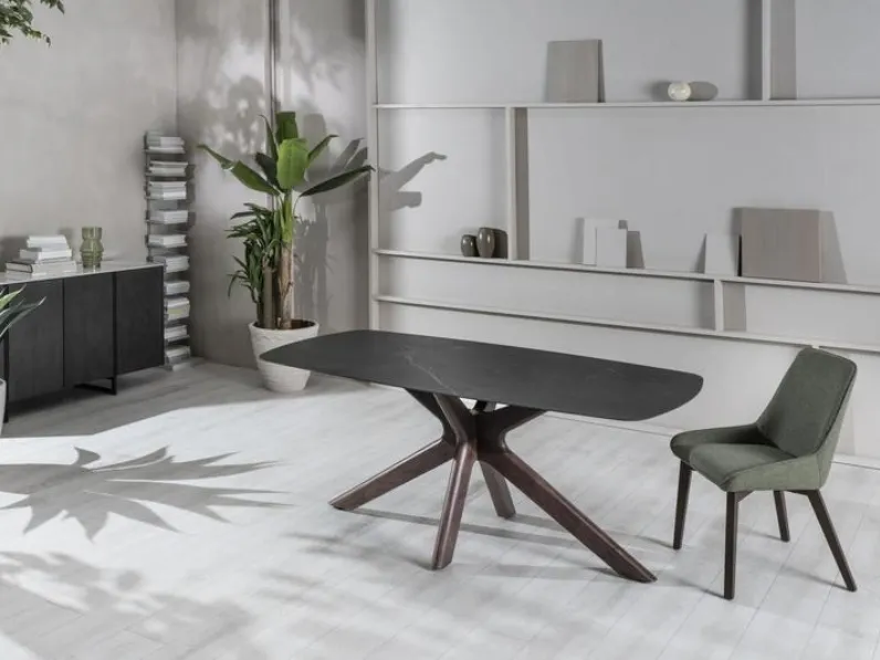 Tavolo Gemini in ceramica di Stones