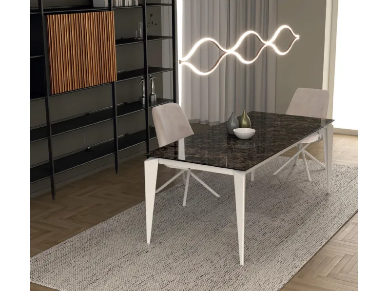 Tavolo Stylo-90G in Gres di Abitare Interior