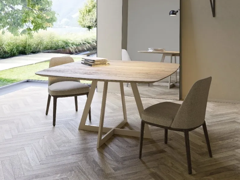 Tavolo in legno Supercerchio di Re-wood