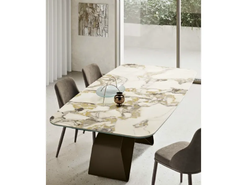 Tavolo Swing in ceramica di Capodarte