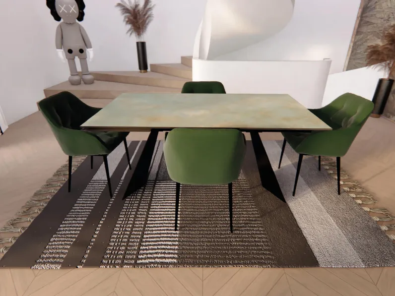 Tavolo allungabile T389 Ulisse di AF Ferrero