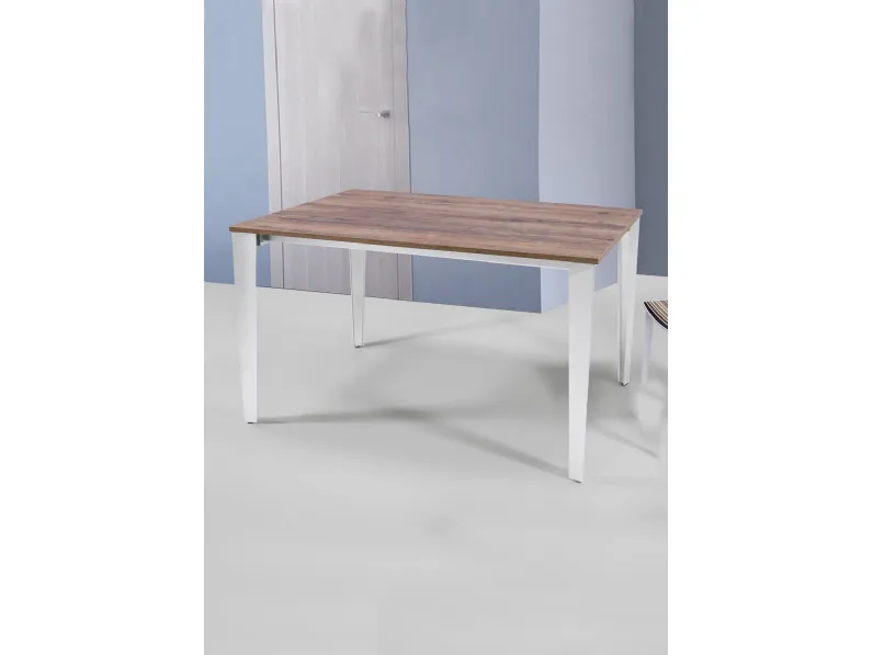 Tavolo allungabile T514 Prometeo in laminato rovere di AF Ferrero