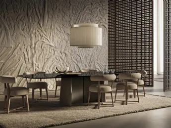 Tavolo in vetro Tara, design Flexform