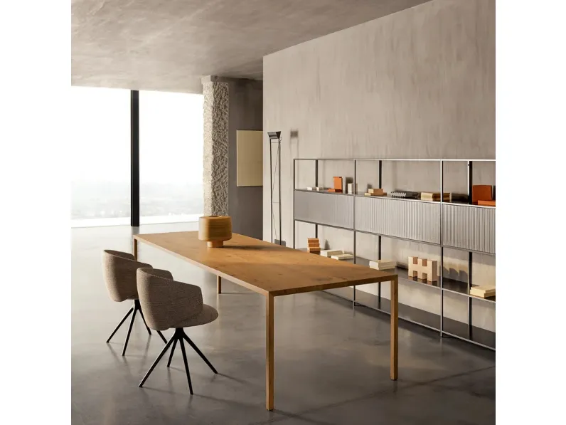 Tavolo Tense Material Wood di MDF Italia