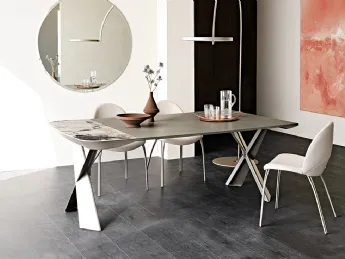 Il tavolo consolle allungabile Terminal Keramik Drive di Cattelan Italia unisce design contemporaneo