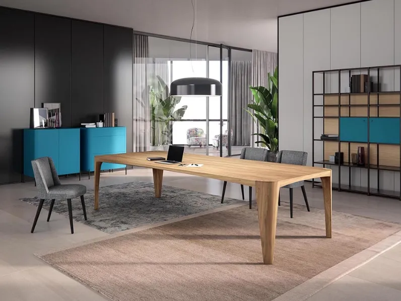 Tavolo rettangolare in legno antico recuperato Terra di Estel