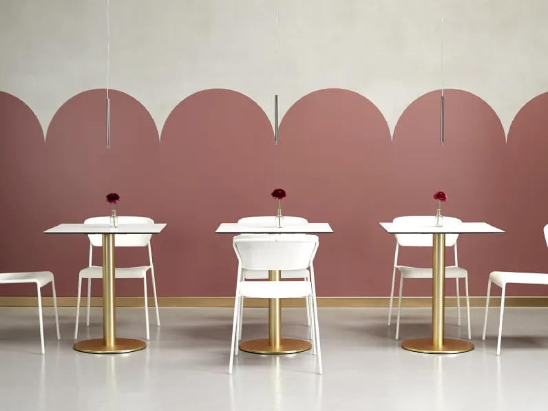 Tavolo Tiffany colonna tonda di Scab Design
