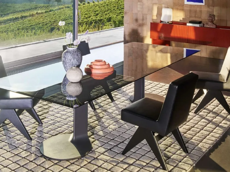 Tavolo in vetro TL59 di Cassina